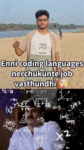 Vignesh Reddy Julakanti on Instagram: "Day 3/10 Coding Myths Busted . . . #coding #telugu #college #job #python"