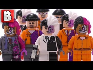 Every LEGO Two-Face Minfigure Ever Made!!!