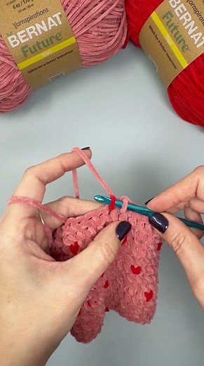 Mini Hearts With Colorwork