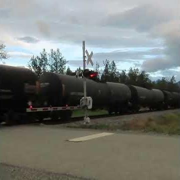 Northbound Freight #alaskarailroad #train #railtrack #railroad #railway #railfan #freighttrain