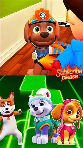 Paw🐾 Patrol- 🆚 Owlette 🆚 Gekko X Dance Song #tileshopedmrush #pjmasks #pawpatrol #tileshop