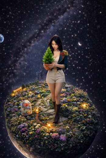 소행성 B612: 꽃과 공주님의 비밀 시간 🪐 (The Princess of B612)