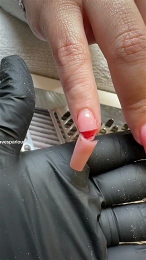 Broken nail fixed #nails #fresnonails #thedovesparlour #nails #559 #fresno559 #fyp