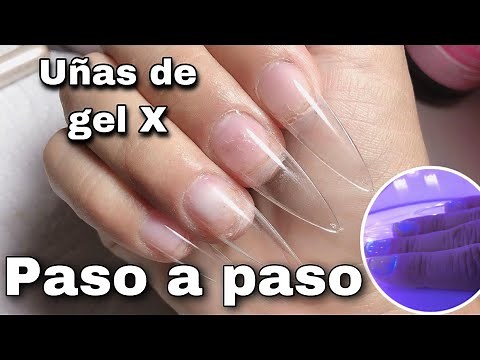 Gel nails X how to apply/Step by step explained