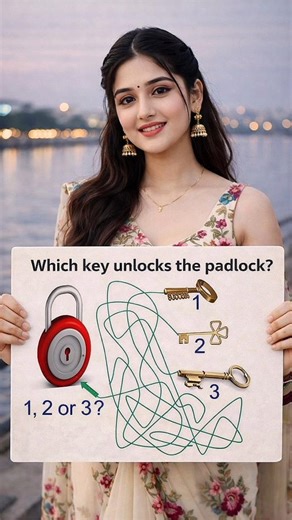 Only 1% Can Find the Right Key 🔑😱 | Brain Teaser Challenge! #shorts #puzzle