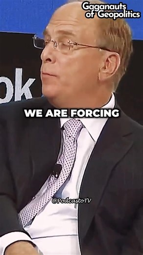 Video courtesy: Gaganauts of geopolitics BlackRock CEO pushes for FORCED global compliance Companies are being instructed to "force behaviors" to meet specific diversity goals or face financial consequences, Larry Fink said. 💬"If you don't achieve these levels of impact—whether it's gender, race, or team composition—your compensation could be affected," he said. | Justa Kiernander