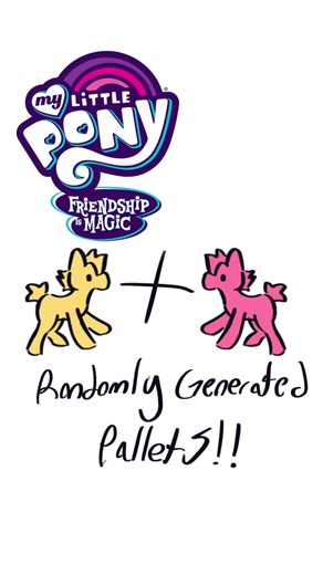 MLP Random Color Palette Generator