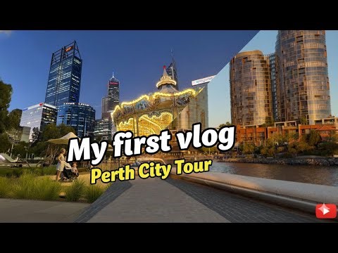Perth City Tour | My First Vlog in Australia