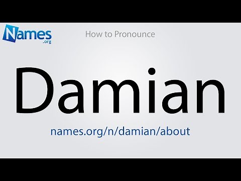 How to Pronounce Damian