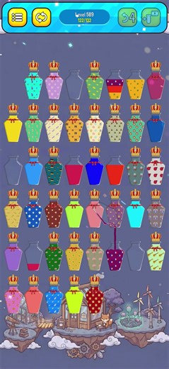 Water Sort Puzzle Level 589 - 99% Get This Wrong