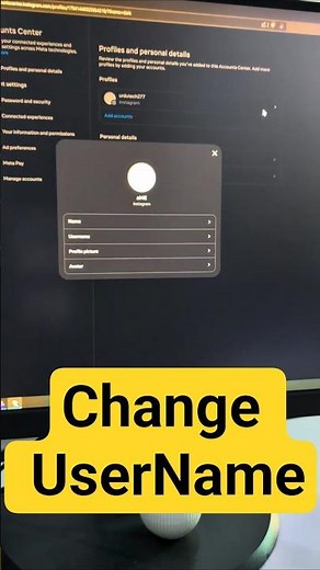 Instagram Change UserName On PC Instagram #ChangeUsername #InstagramTutorial #InstagramPC #ProfileS