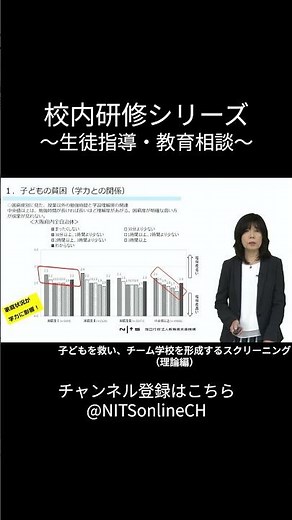 ショート動画（校内研修シリーズ～生徒指導・教育相談①～）#Shorts