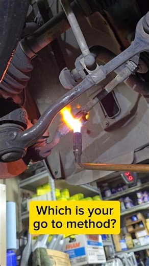 Torch vs heat induction #mechanic #tools