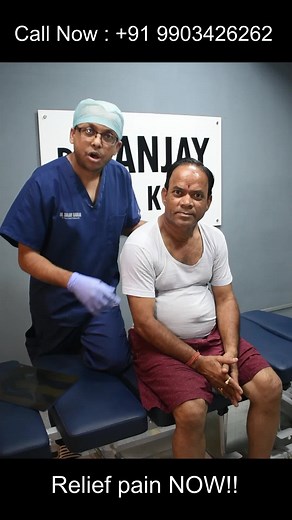 Osteopathic adjustment for knee pain due to osteoarthritis. | Re MOVE Pain Clinic