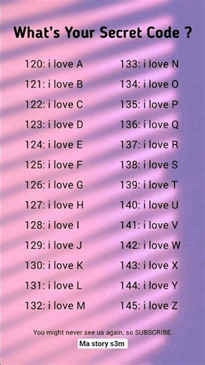Find Your Crush’s Secret Code! ❤️✨