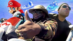 367K views · 930 reactions | It's not a Mario Kart Challenge unless it's on REAL hovercrafts in the Florida Everglades! | IGN | Facebook