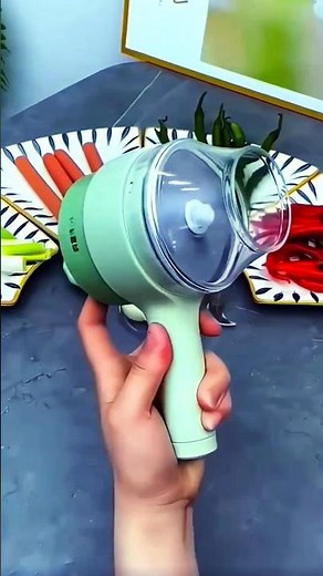 How to Chop Vegetables Faster at Home 🥕 | 2-in-1 Portable Vegetable Slicer Blender