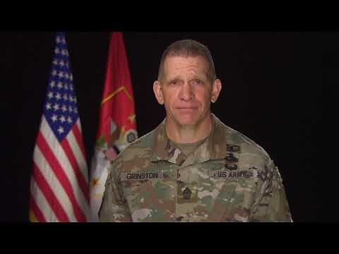 Sergeant Major of the Army Grinston addresses the report of the Fort Hood Independent Review