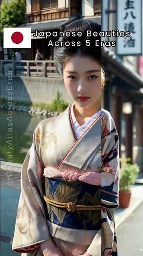 Japanese beauties across 5 eras