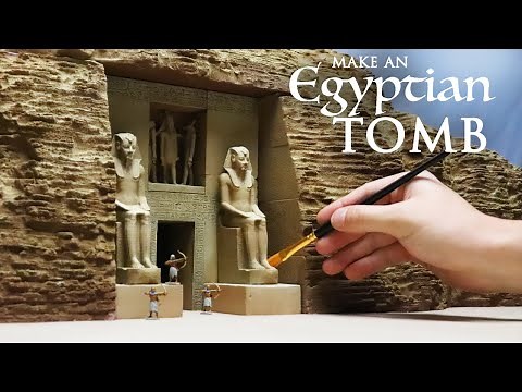 Make an Ancient EGYPTIAN TOMB! Realistic DIY Crafting Project