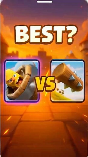 Barbarian Barrel vs Log in Clash Royale!
