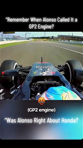 Alonso's Bold Honda Comments: GP2 Engine Controversy