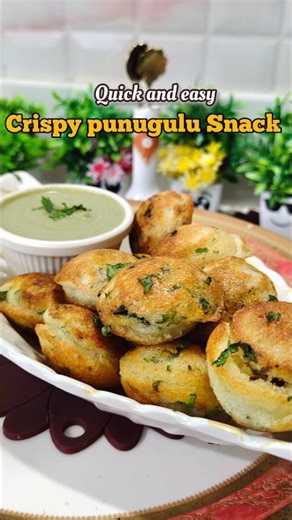 Easiest Punugulu recipe 😍 #shorts #shortsfeed #viralshorts #breakfast #cooking #tasty #easyrecipe