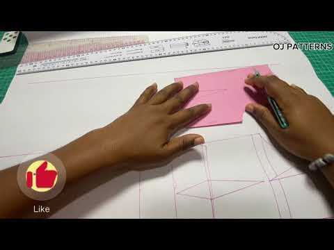 HOW TO MAKE A BASIC DRESS PATTERN USING BODICE AND SKIRT BLOCK(slopers)