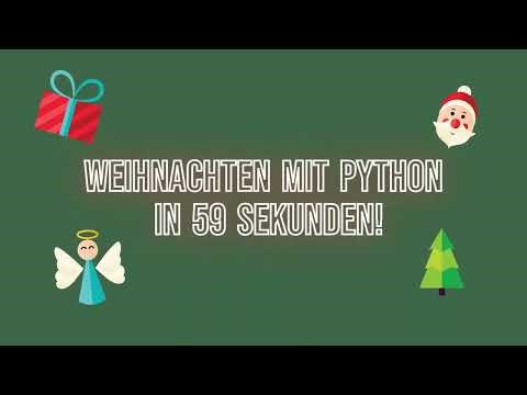 Python Weihnachten in 59 Sek! 🎄#python #pythonanfänger #programmieren #weihnachten