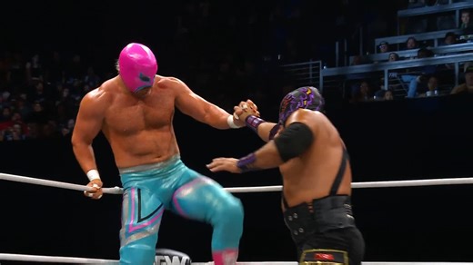 Amazing agility by "El Turbo", Turbo Floyd! Watch #AEWFyterFest LIVE on TBS & MAX | All Elite Wrestling