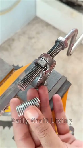 Fast Spring Coil Making! | #Shorts #Metalwork