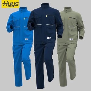 [Hot Item] High Quality Spring Autumn Work Clothes Construction Multi Pockets Workwear Coveralls