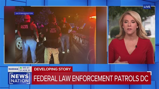2.9K views · 85 reactions | The Trump administration said it would mobilize federal law enforcement officers to patrol and police Washington, D.C., for seven days, and added the timeline could be extended, NewsNation's Kellie Meyer reports. | NewsNation | Facebook