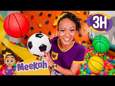 Meekahs Playground Bouncy Ball Games! | Educational Videos for Kids | Blippi and Meekah Kids TV
