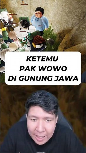 WINDAH ketemu pak wowo - ROBLOX MOUNT JAWA #shorts #roblox