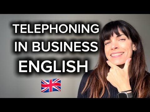 How to Make Phone Calls in English | Telephoning in Business English (B1 Level)