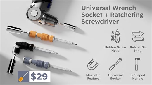 TorxTec pocket EDC screwdriver with built-in storage $29