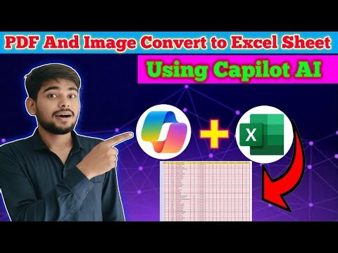 How to Convert PDF to Microsoft Excel || image and PDF Convert to Excel Sheet