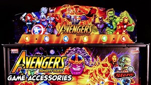 Take a look at the official licensed accessories for Avengers: Infinity Quest Pinball! Accessories include interactive topper, inner art blades, laser cut armor and shooter knob! Order from your favorite Stern Pinball dealer, or shop online at www.sternpinball.com #SternPinball #AvengersInfinityQuest #PlayStrong #Marvel | Stern Pinball