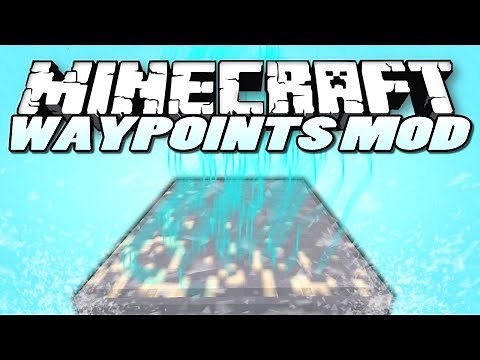 Minecraft | Waypoints Mod | (INSTANT TELEPORTATION!) | Mod Showcase
