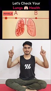 let's check your LUNGS 🫁 HEALTH if you can do this easily, It means your LUNGS are healthy Yogvidya #breathing #breathingtechniques #pranayama #meditation #lungs #lunghealth #health #healthyliving #healing #HealingJourney #yoga #yogapractice #yogaflow #yogachallenge #yogainspiration #facebookreel #facebookviral #FacebookPage #fbreels #viralreelsfb #viralpage #viralpost2024 #trend #trendingreels #viralpost | Yogvidya