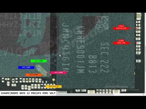 Redmi Note 12 PRO ISP PinOut