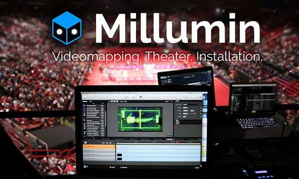 Millumin. Create audiovisual and interactive shows.