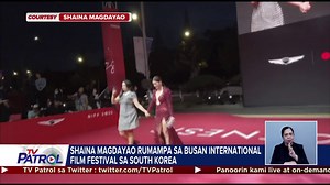 302K views · 10K reactions | Inabangan ang pagrampa ni Shaina Magdayao sa Busan International Film Festival sa South Korea para sa pelikulang "Essential Truths of the Lake." Basahin: https://news.abs-cbn.com/video/entertainment/10/05/23/shaina-magdayao-dazzles-in-red-at-busan-film-fest | TV Patrol | Facebook