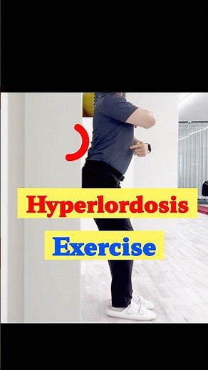 Exercise to Help Hyperlordosis. Lordosis Correction. #posturecorrection #lowbackpain #spinealignment