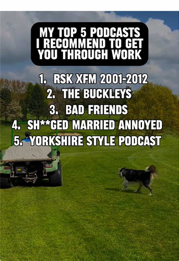 My Top 5 Podcasts Right Now! 👌🏼🔥 Any Recommendations?? #podcasts #top5 #greenkeeping #music #capcut