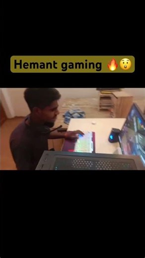 Hemant gamer gaming setup 😲🔥 #freefireshorts #viral #trending 😲🥺🔥