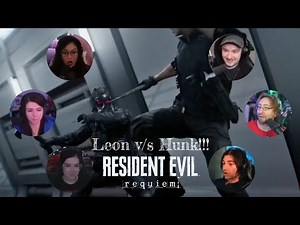 Leon Meets Hunk, Leon vs Hunk | Resident Evil 9 Requiem | Reaction Mashup