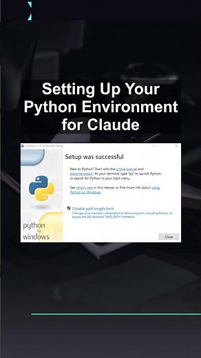 Setting Up Your Python Environment for Claude #ai #artificialintelligence #machinelearning #aiagent