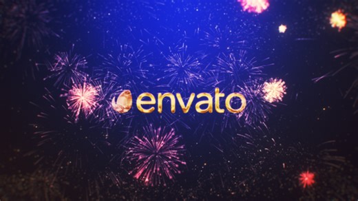 New Year Fireworks Logo